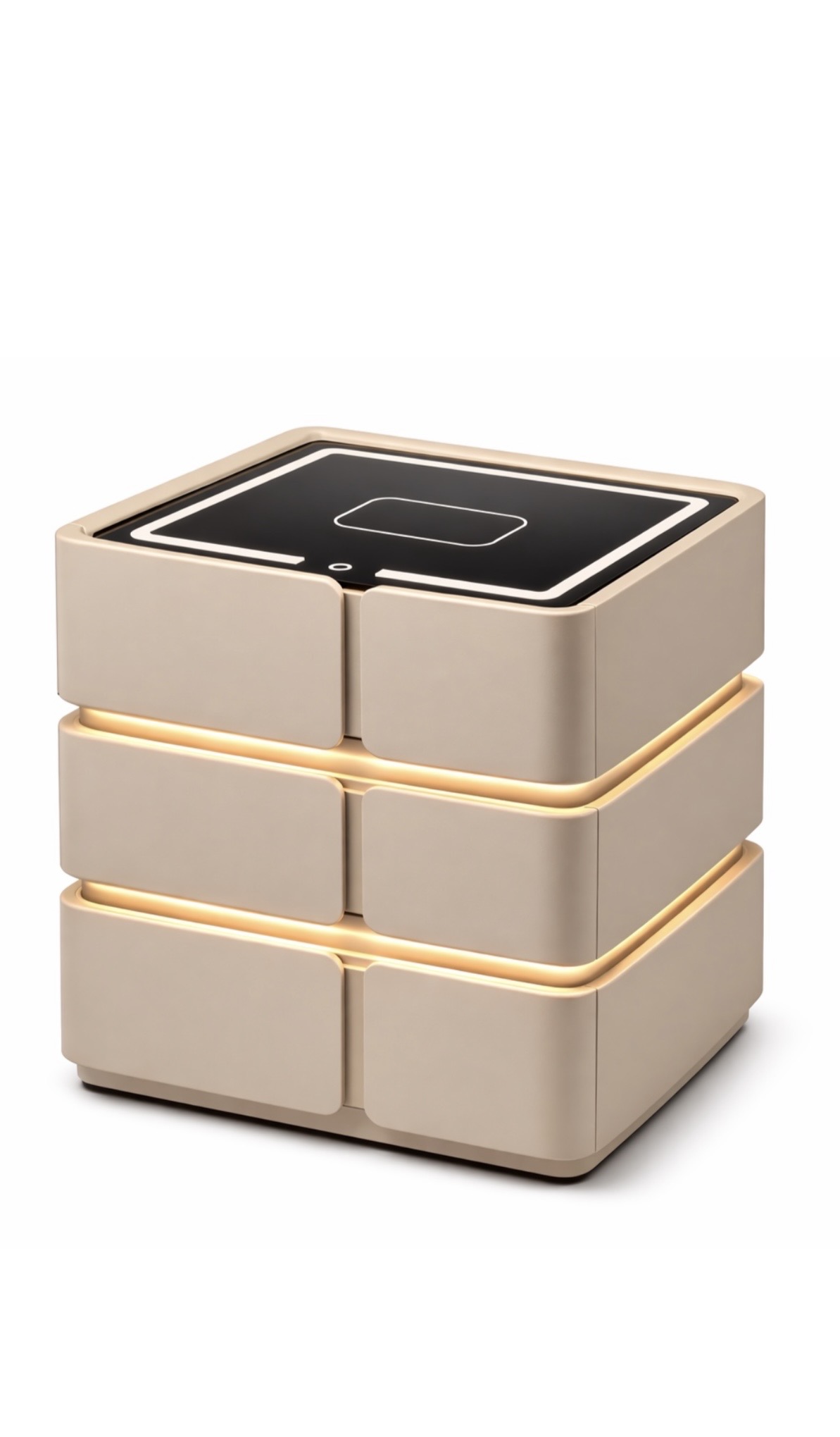 Ziyane LumiStack Smart Pedestal - Wireless Charging & LED Design
