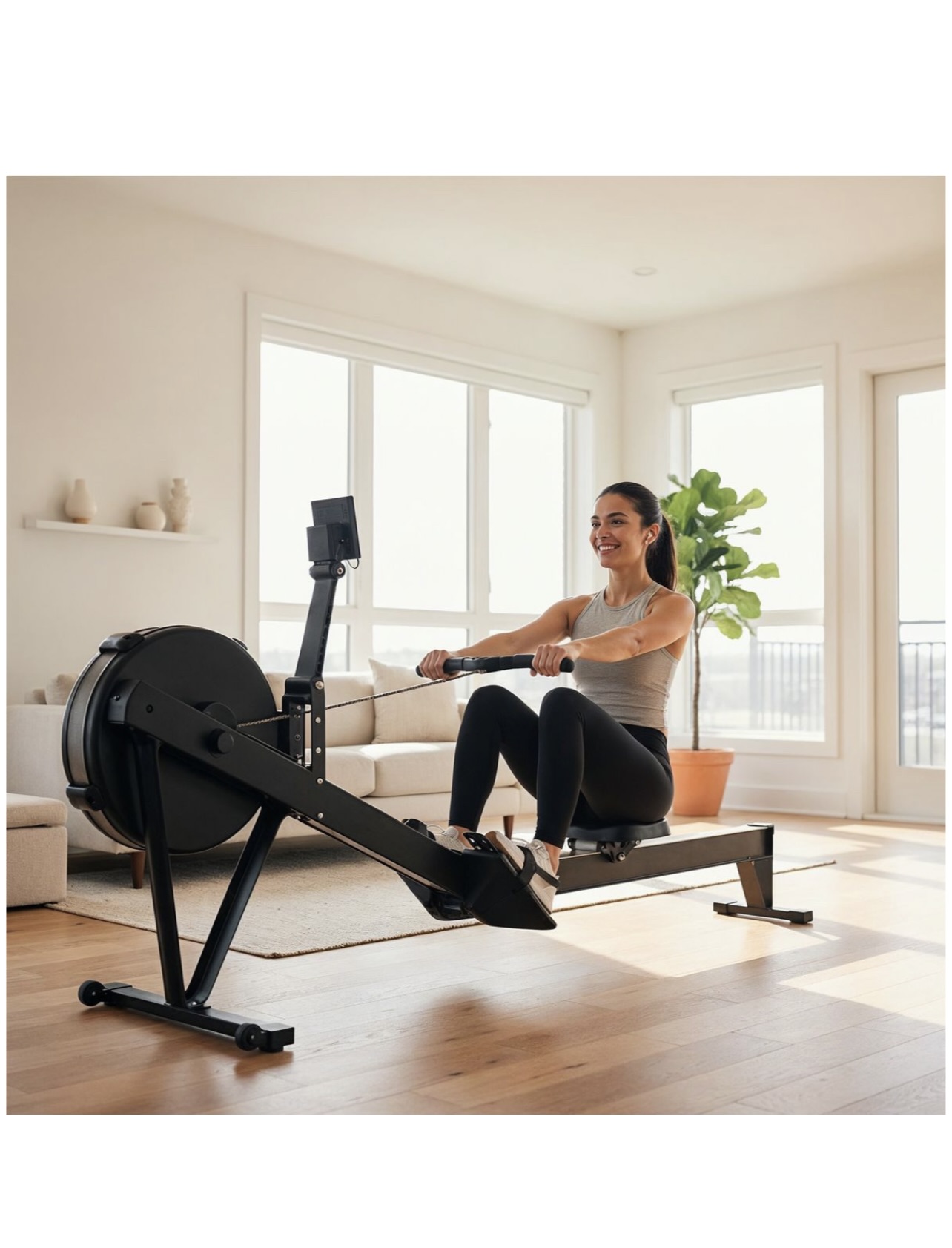 GetUp Elite Fitness Rower - 150kg Weight Capacity - Image 7