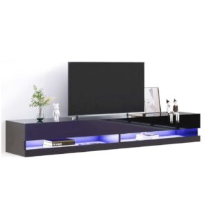 TV Stand Media Console Wall Mounted Hanging TV Shelf