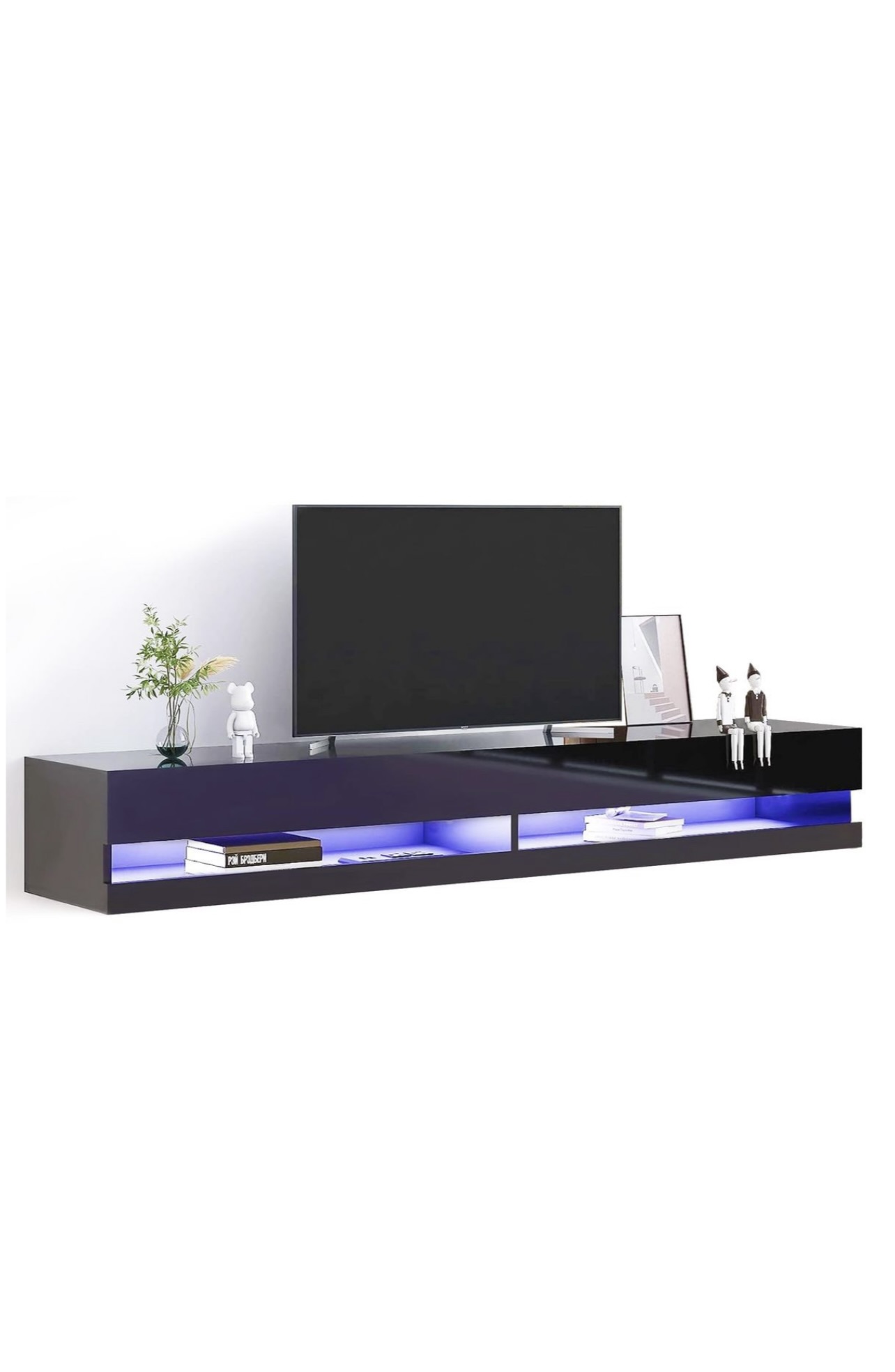 TV Stand Media Console Wall Mounted Hanging TV Shelf