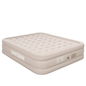Inflatable Double Mattress With Built In Pump