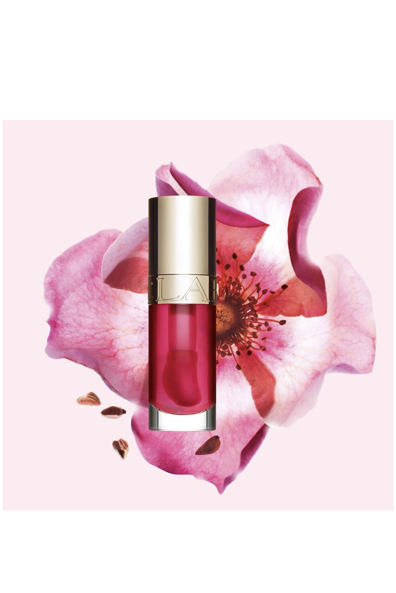 Clarins Lip Comfort Oil - Hydrating Gloss. Plumping, High Shine Lip Care - Strawberry - Image 6