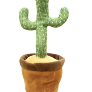 Kids 2 In 1 Dancing & Singing Cactus Plush Toy