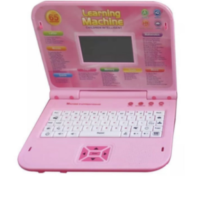 Kids Educational Laptop with Mouse - Pink