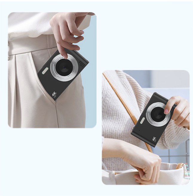 48MP 4K HD Digital Camera with 16X Zoom Macro Lens, Hybrid - Image 4