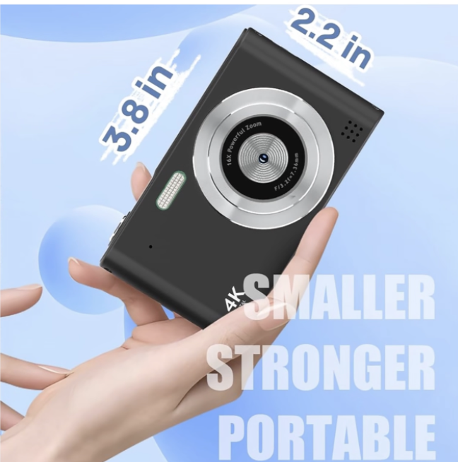 48MP 4K HD Digital Camera with 16X Zoom Macro Lens, Hybrid - Image 5