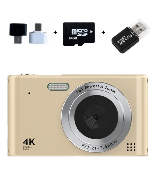 48MP 4K HD Digital Camera with 16X Zoom Macro Lens, Hybrid - Image 6