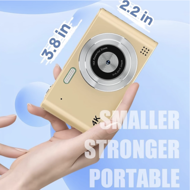 48MP 4K HD Digital Camera with 16X Zoom Macro Lens, Hybrid - Image 8