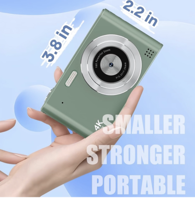 48MP 4K HD Digital Camera with 16X Zoom Macro Lens, Hybrid - Image 13