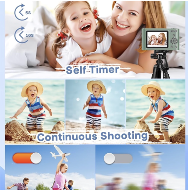 48MP 4K HD Digital Camera with 16X Zoom Macro Lens, Hybrid - Image 14