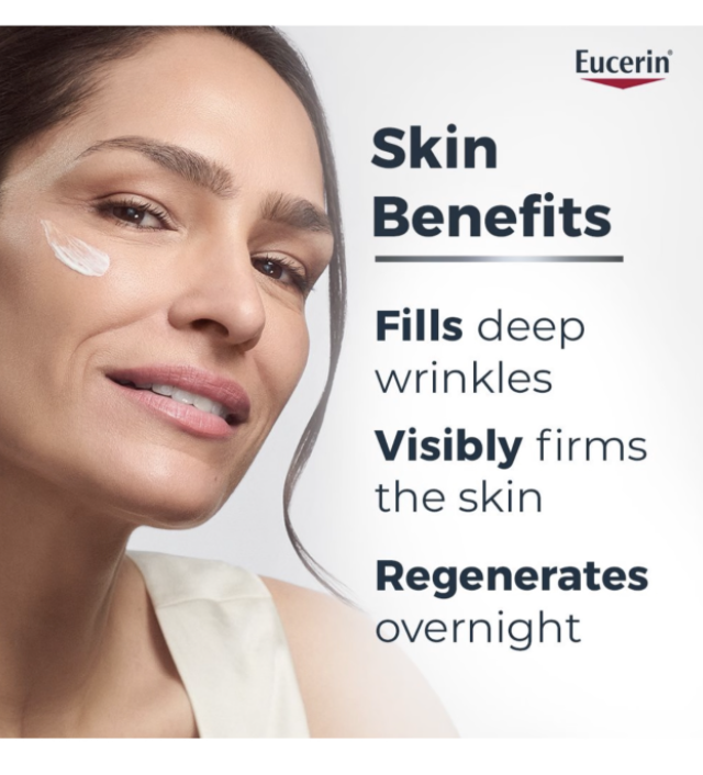 Eucerin Hyaluron Filler Anti-Age Face Night Cream, All Skin Types, 50ml - Image 4
