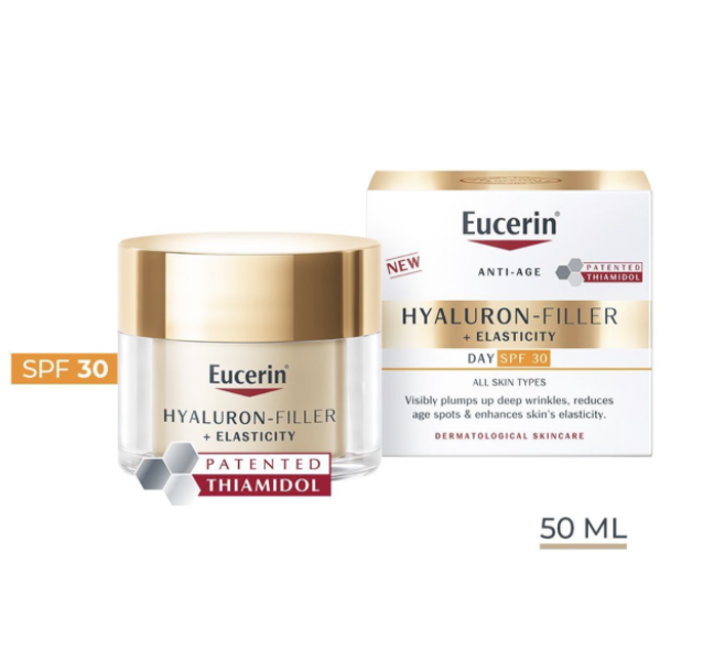 Eucerin Hyaluron Filler + Elasticity Anti-Age Face Day Cream, SPF30, 50ml - Image 10