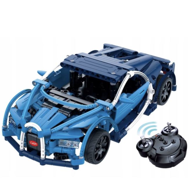 CaDA Tech R/C Sportscar - Bugatti - 419-Piece - 28cm Long