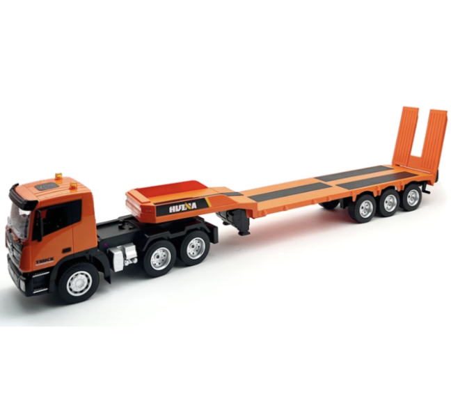 RC Truck Trailer & Excavator Remote Control Construction Flatbed - Image 2