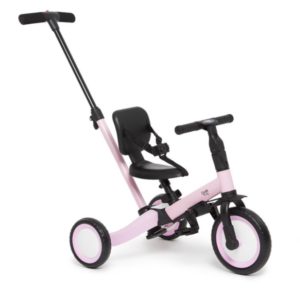 George & Mason Baby - 4-in-1 Multifunctional Trike Bike with Backrest & Push Bar - Pink