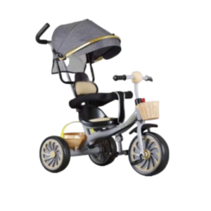 Luxury 4 in 1 Kids Tricycle With Steel Frame