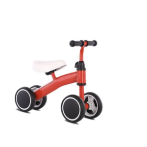 Baby Balance Double Wheel Bike No Foot Pedal Riding - Red