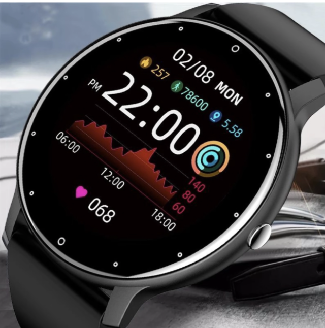 Smart Watch with Multiple Sports Modes, Blood Pressure, Heart Rate Monitor - Image 3