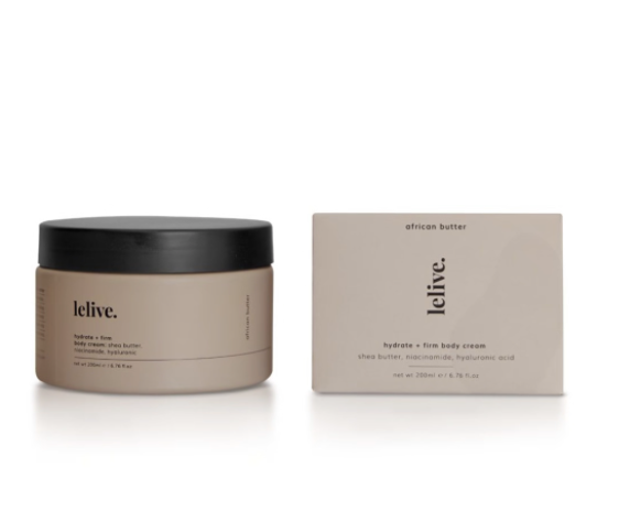 Lelive - african butter | hydrate + firm body cream (200ml)