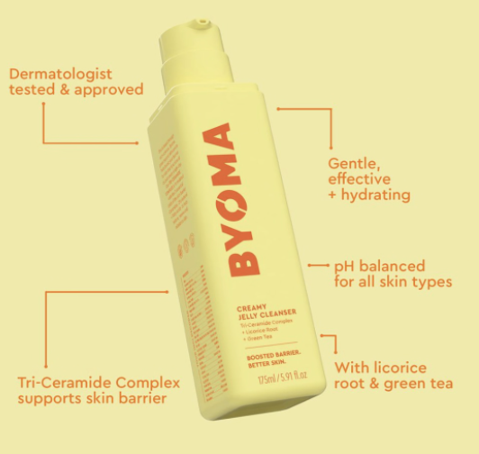 Byoma- Creamy Jelly Cleanser (175ml) - Image 6