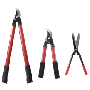 Loppers Hedge Shears & Pruners Combo Set 3- Garden Tree Branch Cutter Tool
