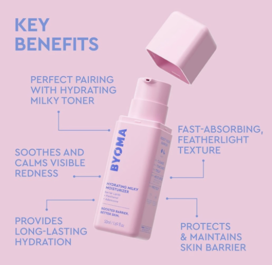BYOMA Hydrating Milky Moisturizer - Image 4
