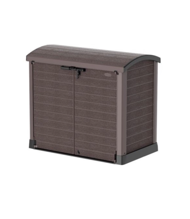 Cedargrin Storage Shed Arc Lid 12001 Dark Brown (145 X 82.5 X 125 cm)