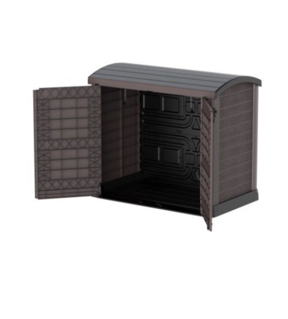 Cedargrin Storage Shed Arc Lid 12001 Dark Brown (145 X 82.5 X 125 cm) - Image 2