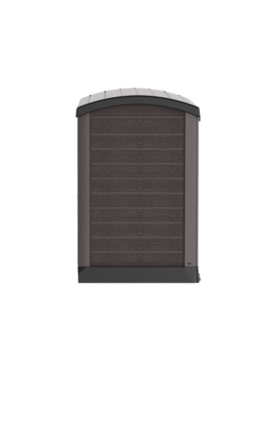 Cedargrin Storage Shed Arc Lid 12001 Dark Brown (145 X 82.5 X 125 cm) - Image 5