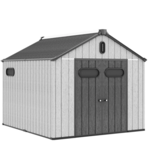 Savvy Sheds - Modern & Durable Weather Proof Storage Shed 8x10ft (2.4 × 3m)