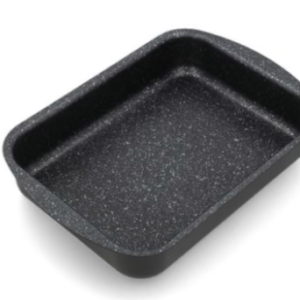 George & Mason - Black Rectangular Roasting Pan - 25cm