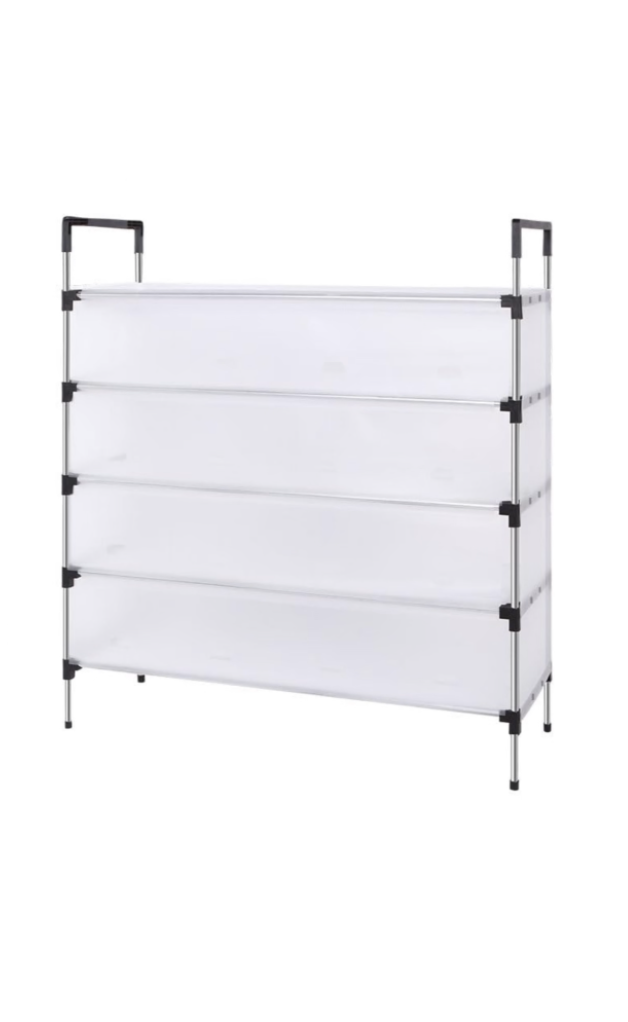 High-Quality 5-Layer Large-Capacity Dust-Proof Shoe Rack