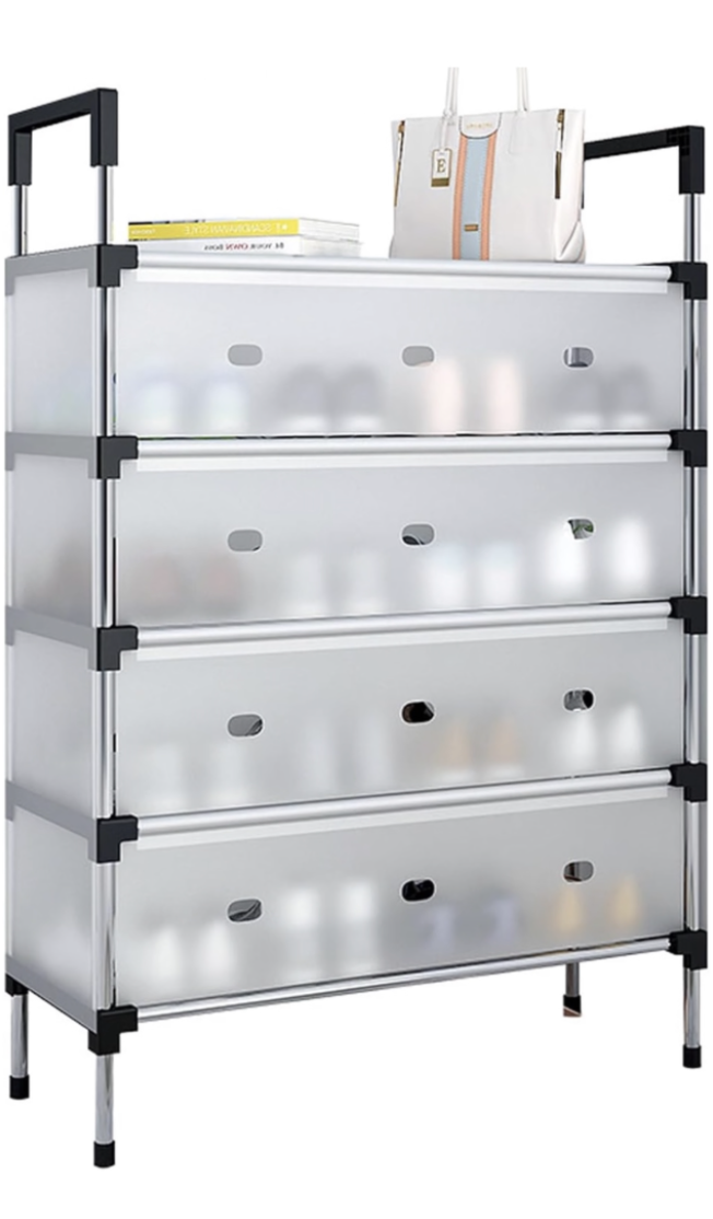 High-Quality 5-Layer Large-Capacity Dust-Proof Shoe Rack - Image 3