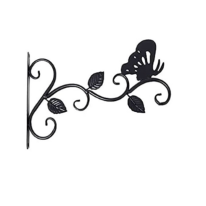 Background Wall Decoration Metal Wall Mount Butterfly Planter Hooks