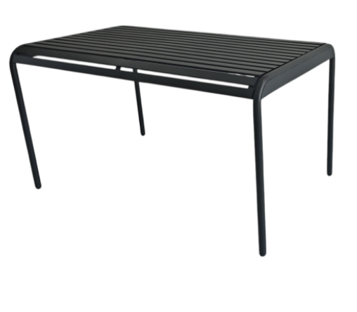 George & Mason Ella Patio Steel Bench Charcoal - Image 3