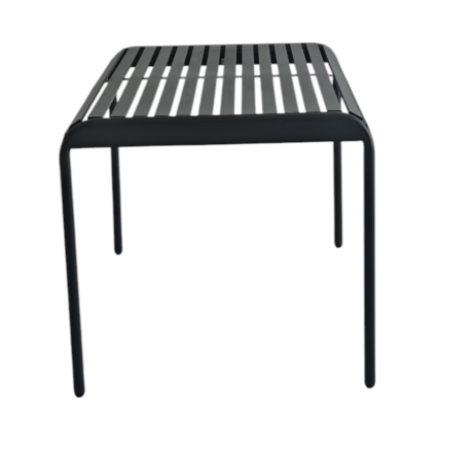 George & Mason Ella Patio Steel Bench Charcoal - Image 4