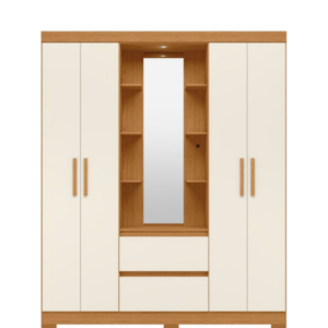 Olympia Wardrobe with LED Mirror and Dressing Space