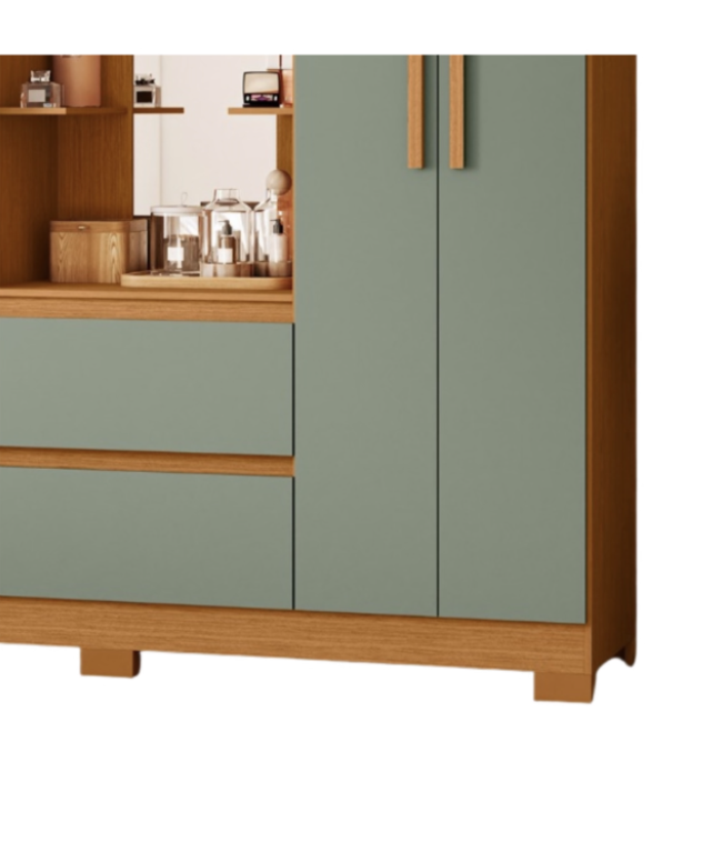 Olympia Wardrobe with LED Mirror and Dressing Space - Image 10