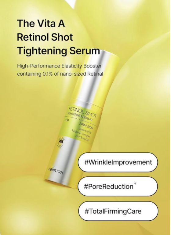 Celimax THE VITA-A Retinol Shot Tightening Serum (30ml) - Image 3