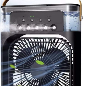Portable Air Conditioner Fan, Mini Evaporative Air Cooler Black - LED