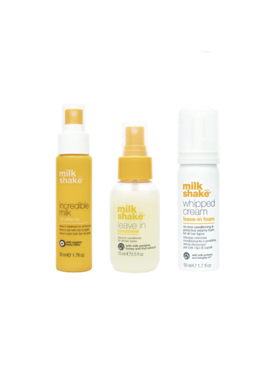 Milkshake Full Leave-In Conditioning Treatment Trio - Mini Travel Set