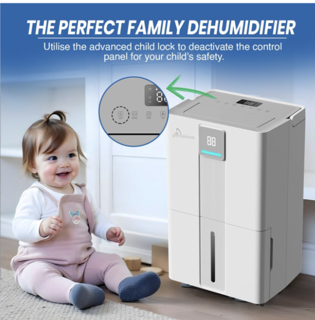 GMC - Dehumidifier - 40 Litre WIFI Dehumidifier - Image 8