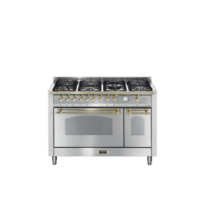 Lofra Electric Oven with 7 Burner Gas Top - 120cm (Silver/Gold)