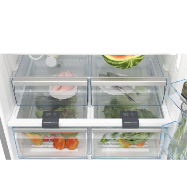 Bosch - 682L Bottom Freezer Fridge - Serie 6 - Stainless Steel - Image 3