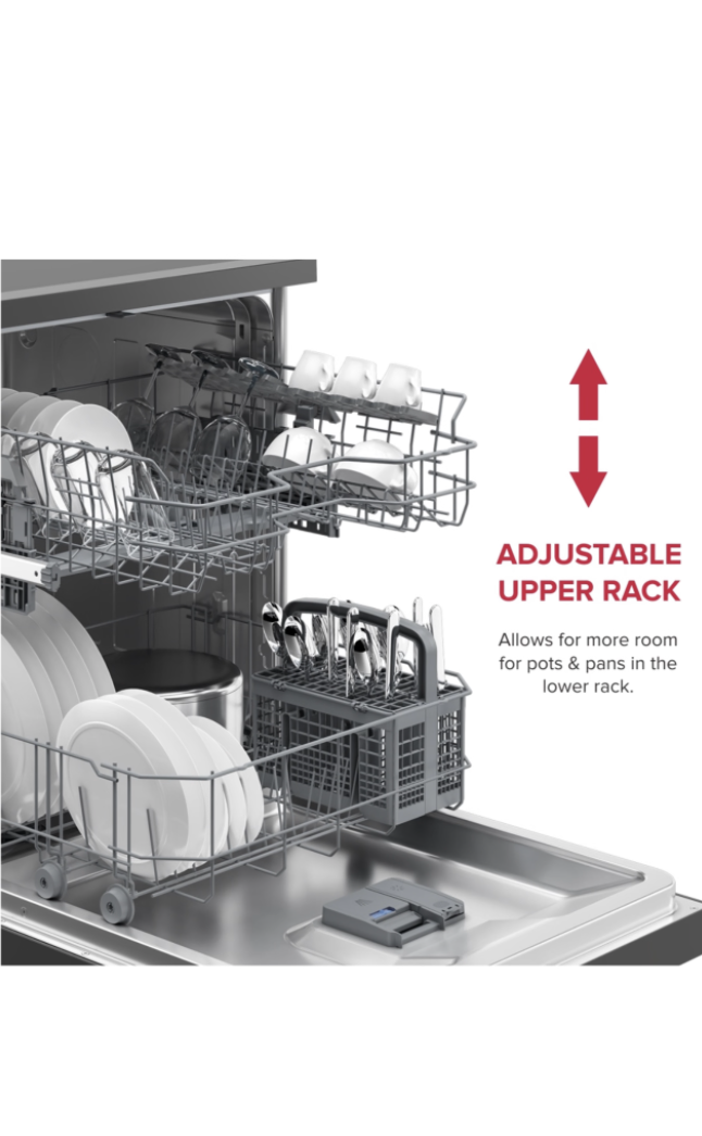 Defy DDW242 13 Place Atlantis Dishwasher, 12.9L per Cycle, At+, Grey - Image 10