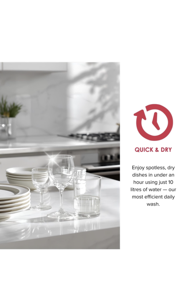 Defy DDW242 13 Place Atlantis Dishwasher, 12.9L per Cycle, At+, Grey - Image 13