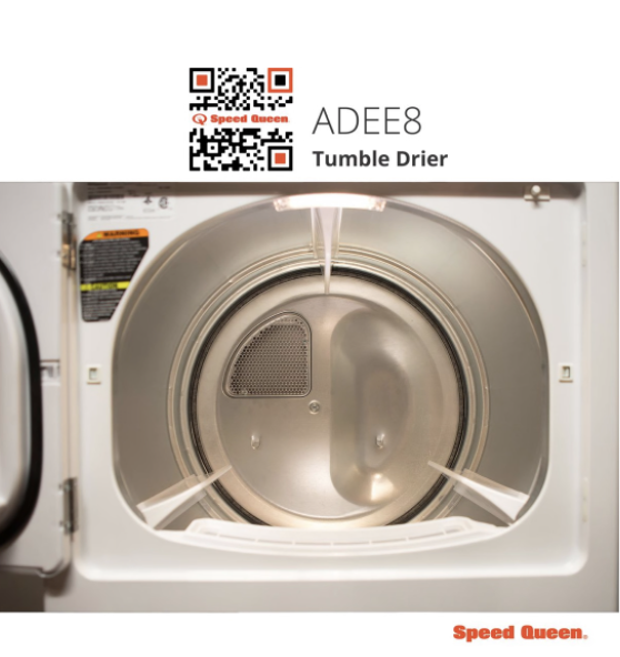 Speed Queen 10.5kg Electronic Front Load Dryer ADEE8RGS - Image 4