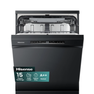 Hisense 15 Place Dishwasher with LED Display - Black