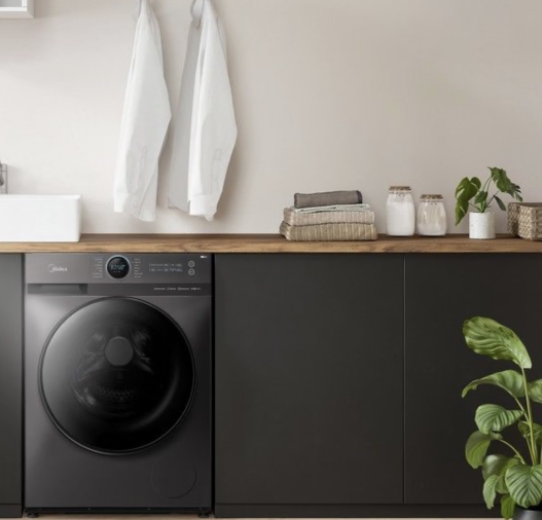 Midea 10kg Front Loader Washing Machine - Inverter 1400rpm - Titanium - Image 14