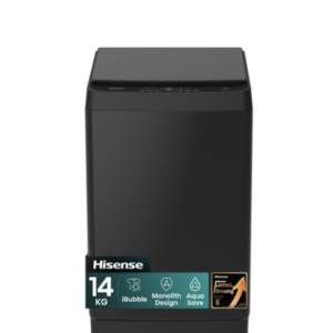 Hisense 14Kg Top Loader Washing Machine - Premium Black